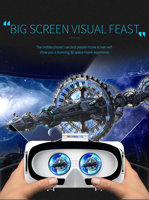 Gogle 3D VR G06E z kaskiem do wirtualnej rzeczywistości dla smartfonów z systemem Android, iOS, Windows - Wianko - 2