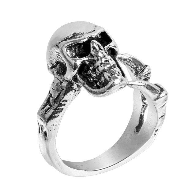 Pierścień w kształcie smoka z czaszką, styl Vintage, wykonany ze stali nierdzewnej - gotycka biżuteria męska Steampunk - Wianko - 20