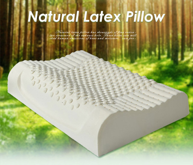 Poduszka ortopedyczna do spania czystego, naturalnego lateksu z Tajlandii - ochrona kręgosłupa dorosłych, wsparcie szyi, lepszy sen - Wianko - 9