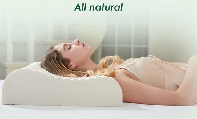 Poduszka ortopedyczna do spania czystego, naturalnego lateksu z Tajlandii - ochrona kręgosłupa dorosłych, wsparcie szyi, lepszy sen - Wianko - 19