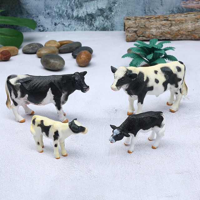 Nowy model figurki imitującej krowę, kurczaka, kaczkę, koalę, świnie, owcę i kangura - zabawka edukacyjna dla dzieci (Dinozaury) - Wianko - 9