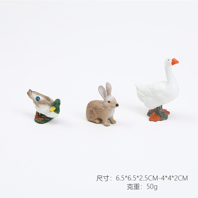 Nowy model figurki imitującej krowę, kurczaka, kaczkę, koalę, świnie, owcę i kangura - zabawka edukacyjna dla dzieci (Dinozaury) - Wianko - 13