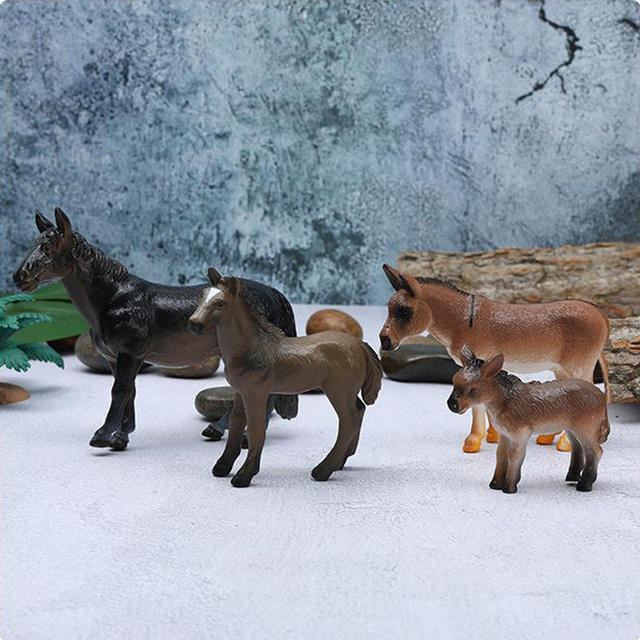 Nowy model figurki imitującej krowę, kurczaka, kaczkę, koalę, świnie, owcę i kangura - zabawka edukacyjna dla dzieci (Dinozaury) - Wianko - 8
