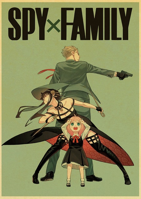 Plakat papierowy z drukiem Japońskie Anime Spy x rodzina do salonu - obraz bez ramki - Wianko - 29