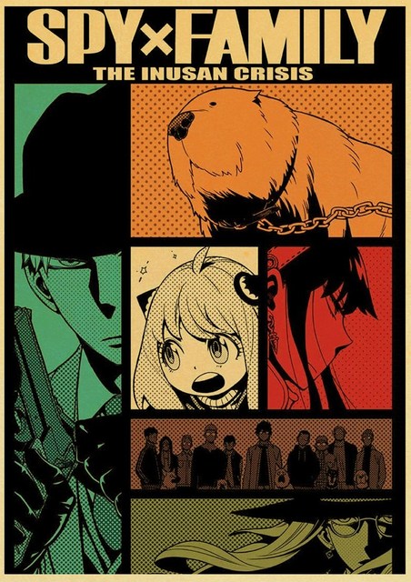 Plakat papierowy z drukiem Japońskie Anime Spy x rodzina do salonu - obraz bez ramki - Wianko - 51