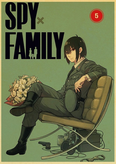 Plakat papierowy z drukiem Japońskie Anime Spy x rodzina do salonu - obraz bez ramki - Wianko - 32