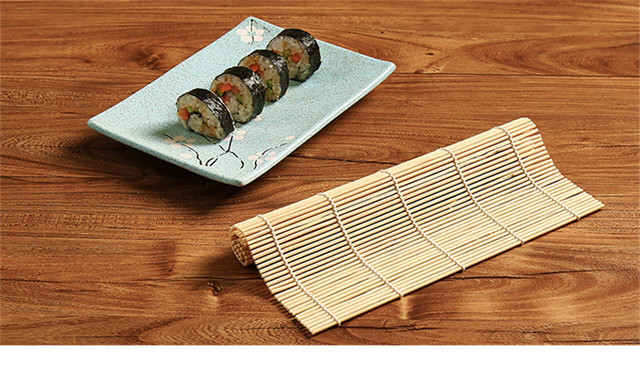 Ręczny wałek do sushi - bambusowy, idealny do przygotowywania rolli sushi i gimbab (Tytuł dopracowany na finalną wersję może brzmieć: Wałek do sushi bambusowy - ręcznie robiony, idealny do przygotowywania rolli sushi i gimbab) - Wianko - 6