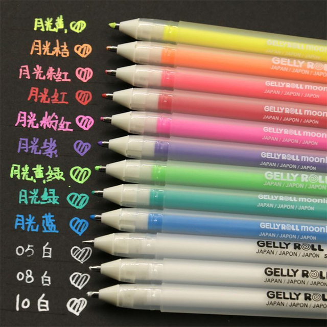 Długopis żelowy Sakura z dynamicznymi kolorowymi zakreślaczami do rysowania artystycznego - Wianko - 20