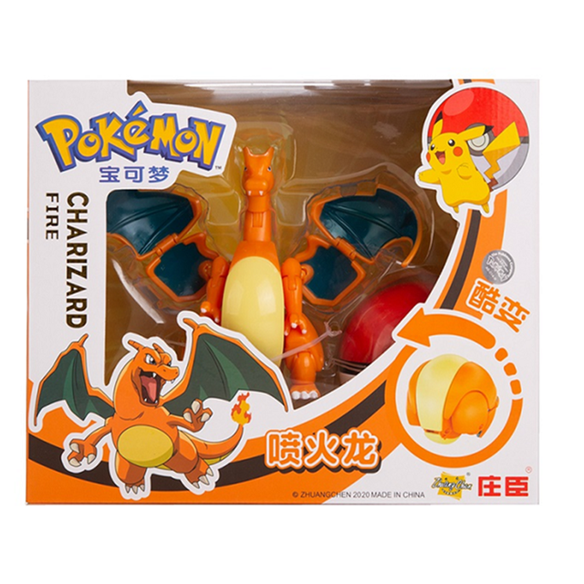 Pokemon 9 stylów - oryginalne zabawki deformacji z postaciami Pikachu, Mewtwo i Charizard - model kieszonkowego potwora z anime dla dzieci - Wianko - 8