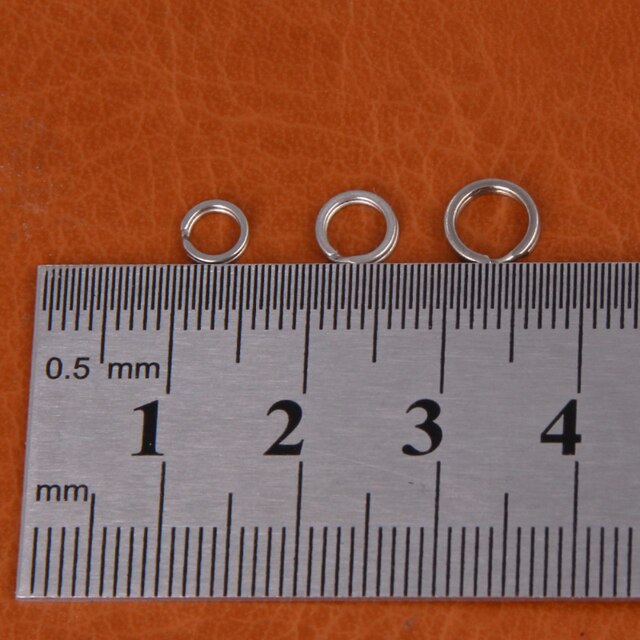 Podwójny pierścień żyłkowy ze stali nierdzewnej do akcesoriów wędkarskich - zapewniający wysoką wytrzymałość i ciśnienie - Wianko - 8