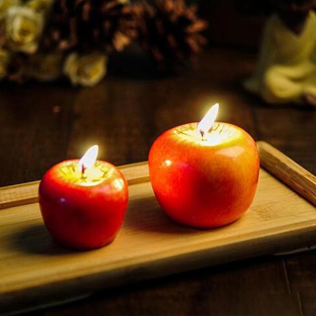Czerwona świeca owocowa do oczyszczania powietrza - łatwa w użyciu, ekologiczna - Wianko - 2