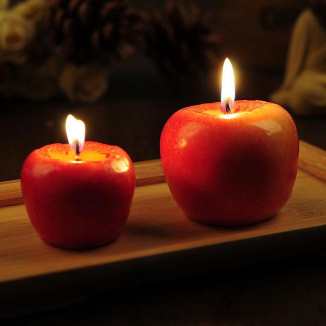 Czerwona świeca owocowa do oczyszczania powietrza - łatwa w użyciu, ekologiczna - Wianko - 1