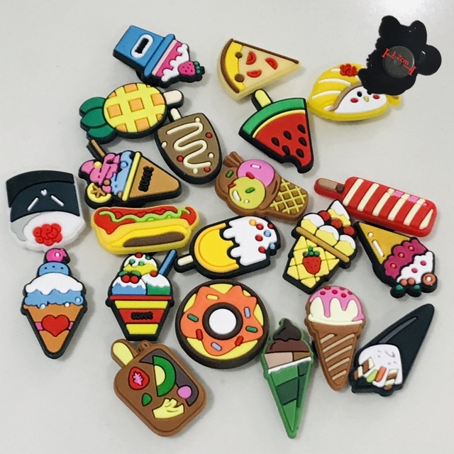 Magnesy na lodówkę pcv Cute Cartoon 50 szt. - lody, sushi, hot dog, donut, arbuz - Wianko - 2