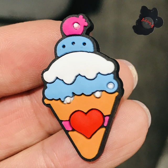Magnesy na lodówkę pcv Cute Cartoon 50 szt. - lody, sushi, hot dog, donut, arbuz - Wianko - 18