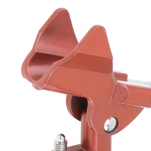 Stojak do wędek ze stali nierdzewnej, regulowany, czerwony, z uchwytem metalowym, podporą i teleskopowym drążkiem - Wianko - 10