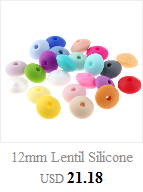 Gryzak dla ząbkującego dziecka - 50 sztuk kulki silikonowe w kolorach tęczy, bez BPA - Wianko - 42