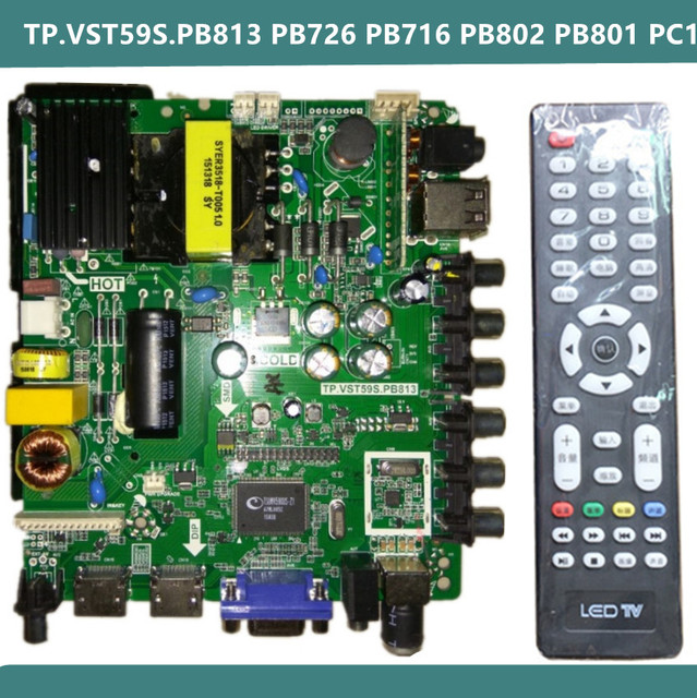 Uniwersalna płyta sterownika TP.VST59S - trzy w jednym (PB813, PB726, PB716) do ekrany LCD i panele do tabletów - Wianko - 1
