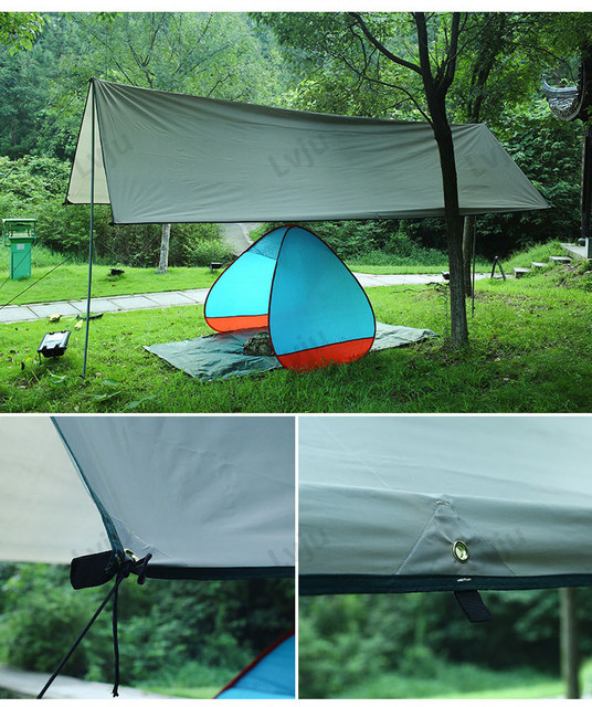 Namiot kempingowy deszczowy LVJU 10x20ft 3x6m do wędkowania, pikników i przygód - Wianko - 10