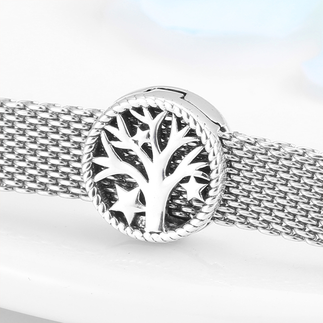 Klipsy koraliki 925 srebro serca i okrągłe charms do bransoletek reflexions - wysoka jakość, piękna biżuteria - Wianko - 26
