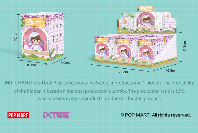 Pudełko z niespodzianką do przebrania USER-X Pop Mart Mmui-chan - Torba Zgadnij Figurki Anime - Wianko - 8
