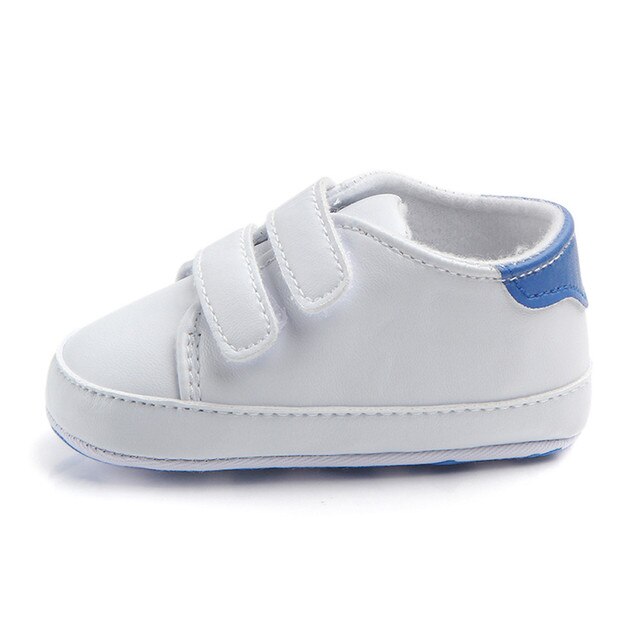 Buty dziecięce z miękką podeszwą, sztuczna skóra, dla maluchów - białe tenisówki noworodek Sandale Bebes Fille - Wianko - 5