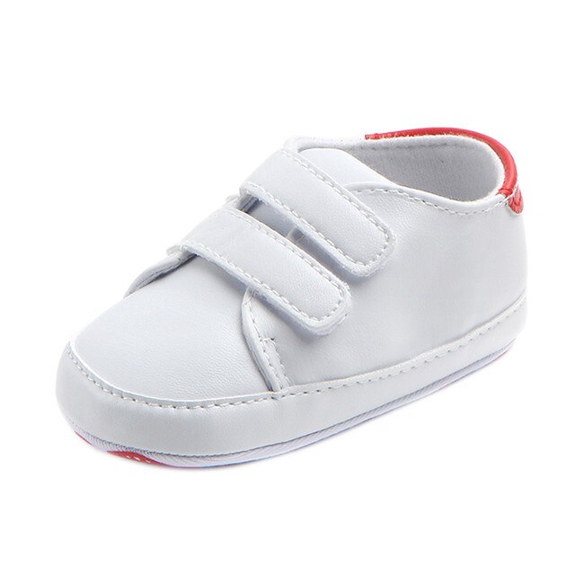 Buty dziecięce z miękką podeszwą, sztuczna skóra, dla maluchów - białe tenisówki noworodek Sandale Bebes Fille - Wianko - 20