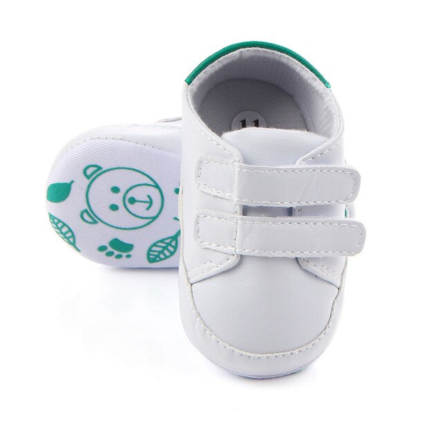 Buty dziecięce z miękką podeszwą, sztuczna skóra, dla maluchów - białe tenisówki noworodek Sandale Bebes Fille - Wianko - 10