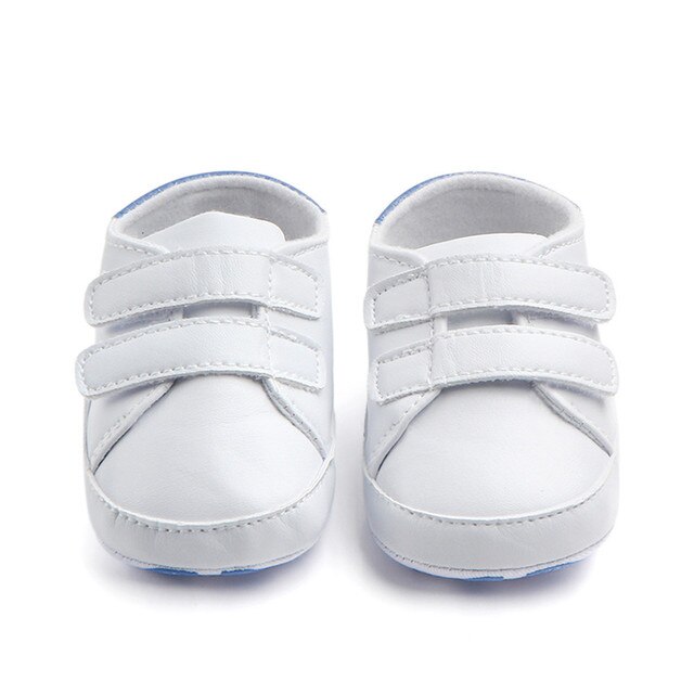 Buty dziecięce z miękką podeszwą, sztuczna skóra, dla maluchów - białe tenisówki noworodek Sandale Bebes Fille - Wianko - 21