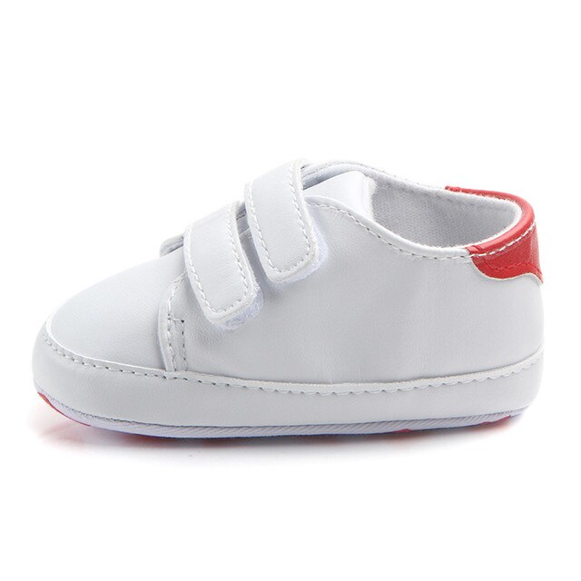 Buty dziecięce z miękką podeszwą, sztuczna skóra, dla maluchów - białe tenisówki noworodek Sandale Bebes Fille - Wianko - 19
