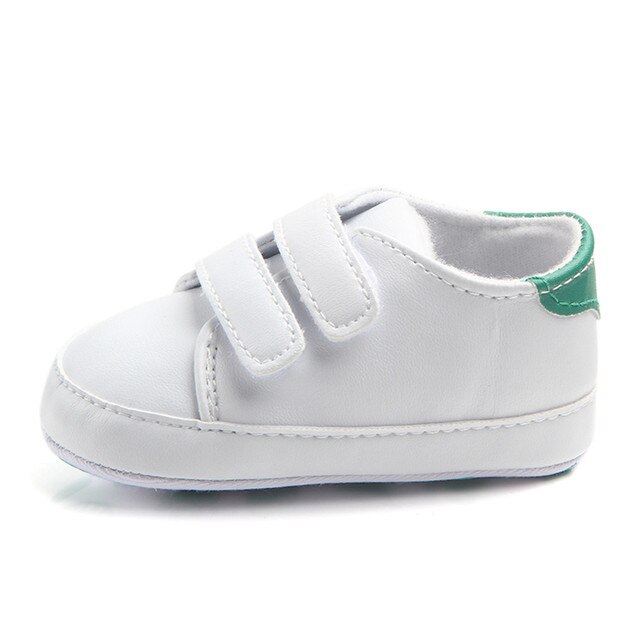 Buty dziecięce z miękką podeszwą, sztuczna skóra, dla maluchów - białe tenisówki noworodek Sandale Bebes Fille - Wianko - 17