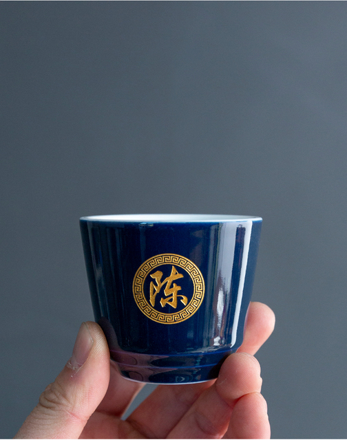 Filiżanka do herbaty chińskiego charakteru rzeźbiona ręcznie, 2 sztuki na zestaw, Dehua Handmade - Wianko - 4