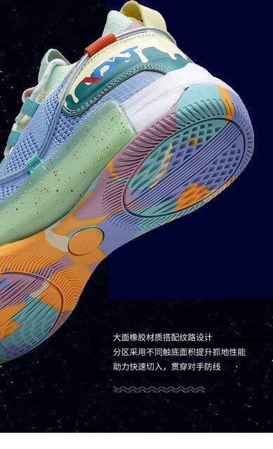 Erke Hongxing Prędkość VI PREMIUM - Lekkie buty do koszykówki z poduszką i chmurkową pianką - Wianko - 9