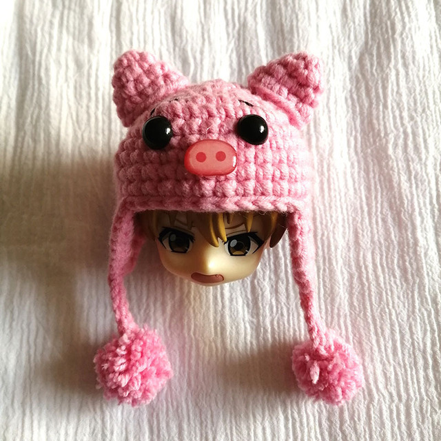 Nowe ubranko w anime stylu dla lalki BJD Ob11 z kapeluszem zwierzęcym o długości 16 cm - Wianko - 24