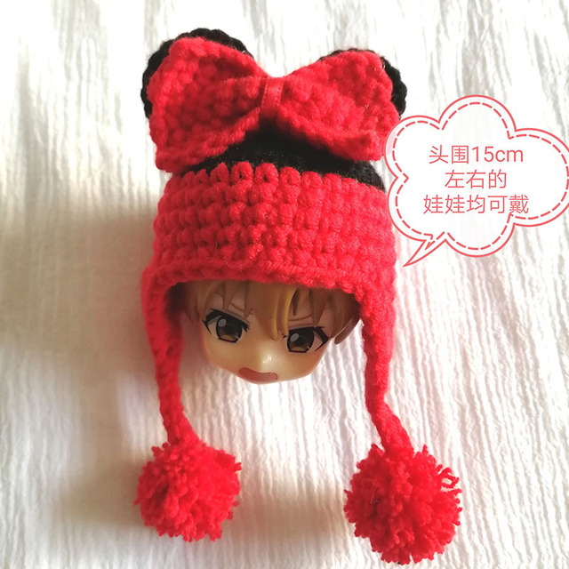 Nowe ubranko w anime stylu dla lalki BJD Ob11 z kapeluszem zwierzęcym o długości 16 cm - Wianko - 1