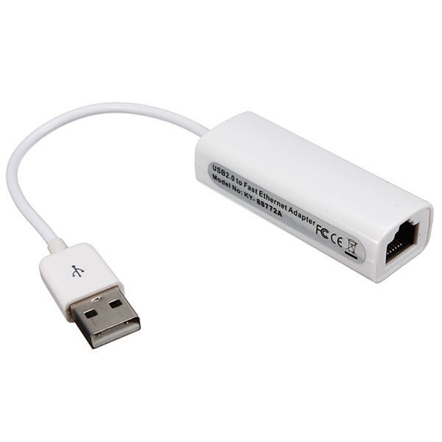 Adapter sieciowy USB 2.0 do Ethernet RJ45 dla MacBooka Air - Wianko - 1
