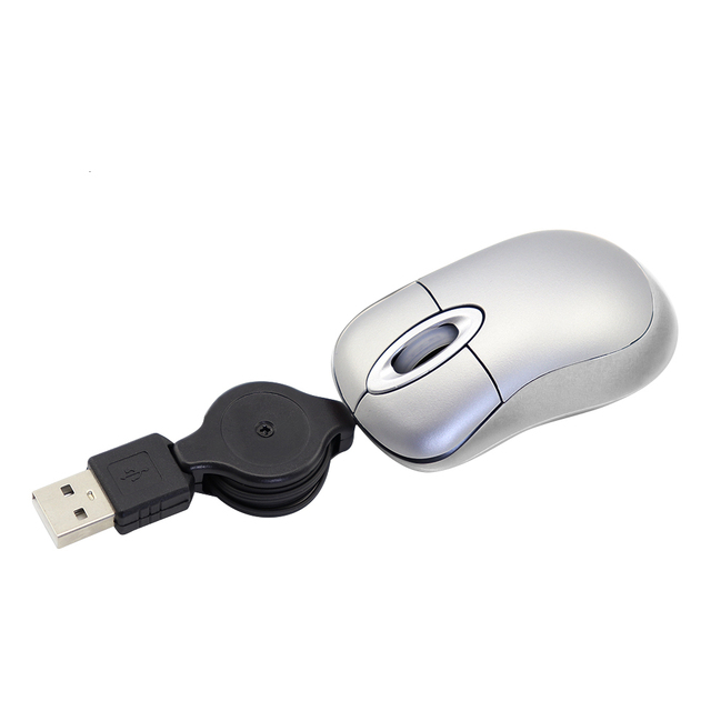 Mysz optyczna CHUYI Wired USB Mause Mini Kids 1600 DPI dla użytkowników z małymi dłońmi - kompatybilna z PC, laptopem i notebookiem - Wianko - 10