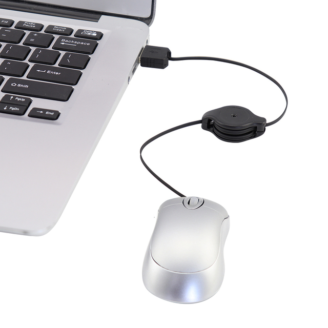 Mysz optyczna CHUYI Wired USB Mause Mini Kids 1600 DPI dla użytkowników z małymi dłońmi - kompatybilna z PC, laptopem i notebookiem - Wianko - 15
