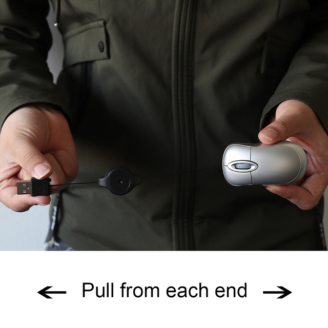 Mysz optyczna CHUYI Wired USB Mause Mini Kids 1600 DPI dla użytkowników z małymi dłońmi - kompatybilna z PC, laptopem i notebookiem - Wianko - 13