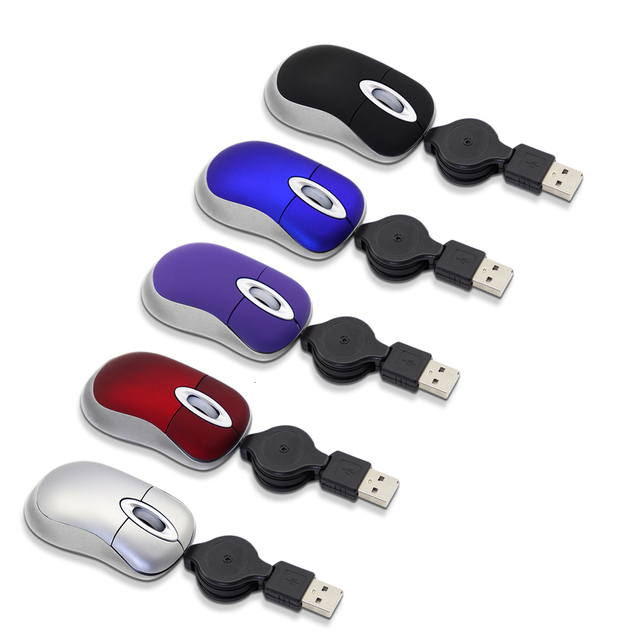 Mysz optyczna CHUYI Wired USB Mause Mini Kids 1600 DPI dla użytkowników z małymi dłońmi - kompatybilna z PC, laptopem i notebookiem - Wianko - 16