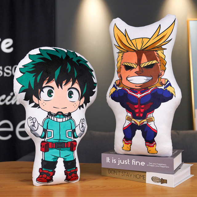 Anime My Hero Academia poduszki pluszowe 45cm: Bakugou Katsuki, Todoroki Shoto, Midoriya Izuku - Wianko - 5