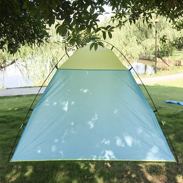 Namiot plażowy składany Ultralight Anti UV z funkcją parasolki do wędkowania, campingu, pieszych wycieczek i pikników - 2.1 x 2.3 x 1.6m - Wianko - 10