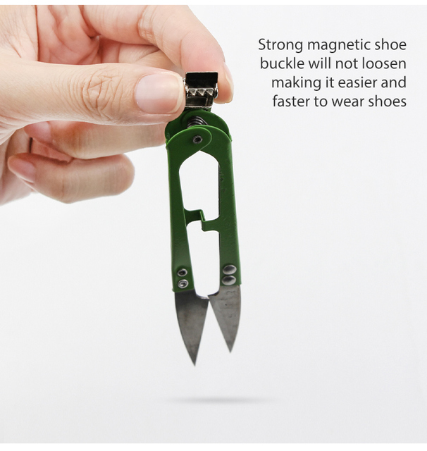 Nowe sznurowadła magnetyczne z kreatywną klamrą i metalowym koronkowym guzikiem - Wianko - 3