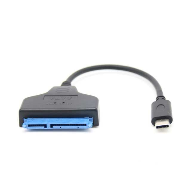 Adapter USB 3.1 Easy Drive Line do podłączania dysków twardych SATA do komputera - wysoka prędkość odczytu danych, złącze USB-C do SATA 2 w 1 - Wianko - 1