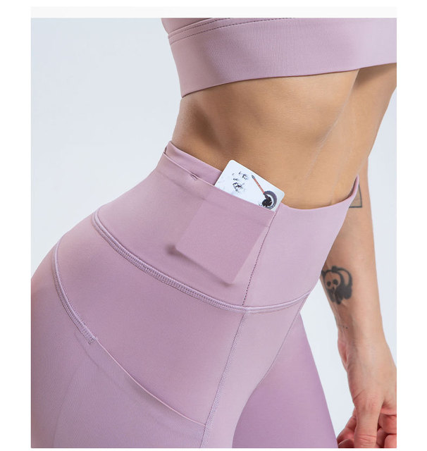 Spodnie do jogi damskie NWT 2021 – obcisłe, wysoka talia, kieszenie, super jakość i rozciągliwa tkanina - Wianko - 11