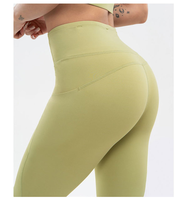 Spodnie do jogi damskie NWT 2021 – obcisłe, wysoka talia, kieszenie, super jakość i rozciągliwa tkanina - Wianko - 3