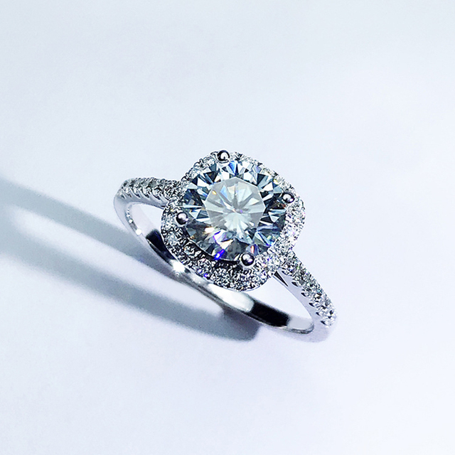 Klasyczne pierścionki zaręczynowe z kryształami - Damska biżuteria ślubna z eleganckimi, błyszczącymi i cyrkonowymi projektami - Prezenty AAA - Wianko - 3