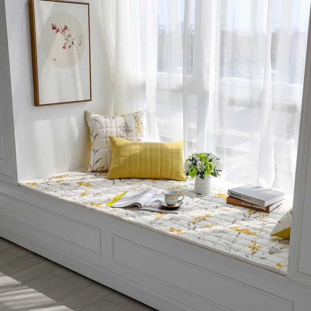Poduszka dywanowa Tatami w stylu chińskim - niestandardowy rozmiar, do sypialni, dziecięcego pokoju, balkonu i okna - Wianko - 2