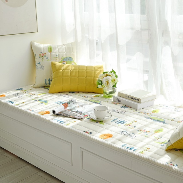 Poduszka dywanowa Tatami w stylu chińskim - niestandardowy rozmiar, do sypialni, dziecięcego pokoju, balkonu i okna - Wianko - 25