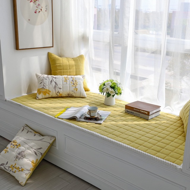 Poduszka dywanowa Tatami w stylu chińskim - niestandardowy rozmiar, do sypialni, dziecięcego pokoju, balkonu i okna - Wianko - 10