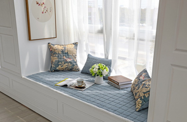 Poduszka dywanowa Tatami w stylu chińskim - niestandardowy rozmiar, do sypialni, dziecięcego pokoju, balkonu i okna - Wianko - 16